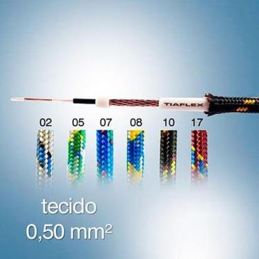 Imagem de Cabo Guitarra Tc. 0.50mm - 3m  Blind. Dupla  Semi-cond. - Tiaflex