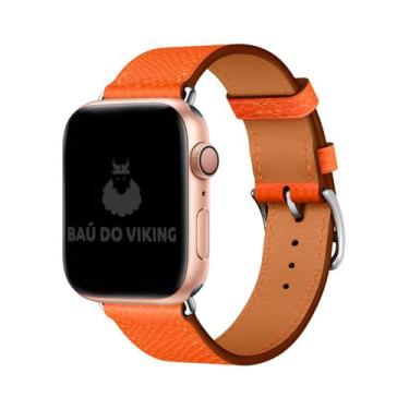 Imagem de Pulseira Single Tour Couro Para Apple Watch 42mm 38mm 44mm - Baú do Vi