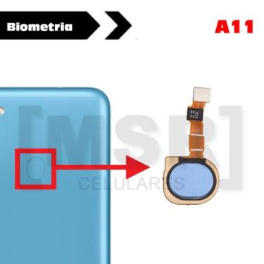 Imagem de Biometria ORIGINAL celular SAMSUNG modelo A11, PRETO