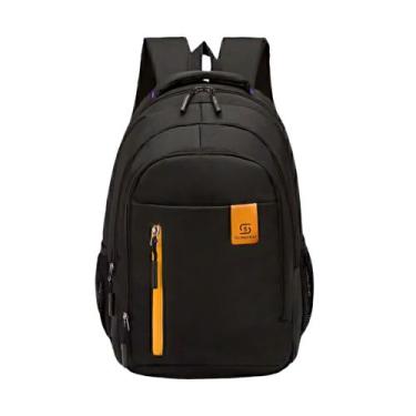 Imagem de Mochila Escolar Masculina Reforçada Trabalho QL-098 - Kingleen, Preto/