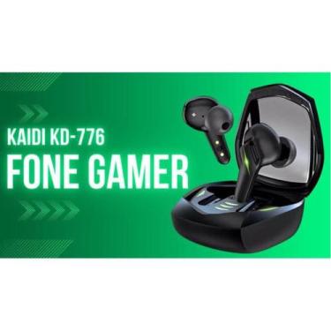 Imagem de Fone De Ouvido Bluetooth Gamer Kaidi KD776 Sem Fio TWS