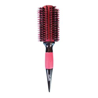 Imagem de Escova De Cabelo 64mm Alumínio Fosco Pop Colors Bonitta, Vermelho Fosc