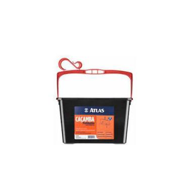 Imagem de Caçamba para pintura balde plástico preto 10lt 610p atlas