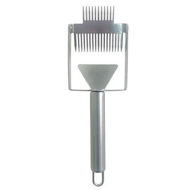 Imagem de Garfo Desoperculador Invertido em Inox Tirar Mel Apicultura - SR APICU