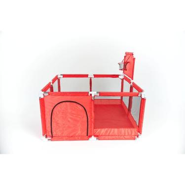 Imagem de Cercadinho Asafe Confort Plus para Bebê - Vermelho