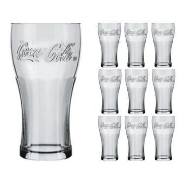 Imagem de Jogo 8 Copos 470ml Coca Cola Refri Suco Glamour Nadir - NADIR FIGUEREI