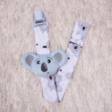 Imagem de Cordão Prendedor de Chupeta para Bebê - Miguel Baby, Coala Azul
