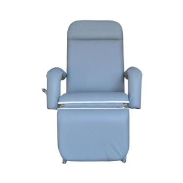 Imagem de Poltrona Reclinável Hospitalar Descanso Luxo Preta - Metal Solution, C