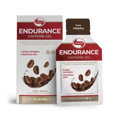 Imagem de END CAFFEINE GEL 12 SACHES DE 30G - Vitafor, Mocha