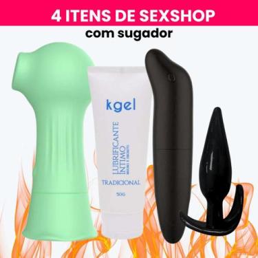 Imagem de Vibrador Feminino Sugador de Clitóris e Mamilo 10 Velocidades - VB SHO