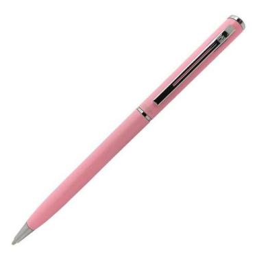 Imagem de Caneta Crown Metal Hawai Com Clipe Aberto Esferografica,  Rosa Claro