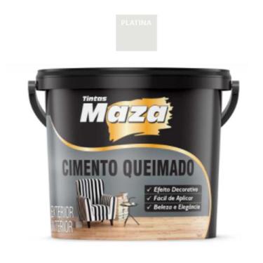 Imagem de Cimento Queimado Maza Diversas Cores 5,6kg Premium