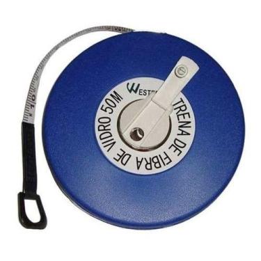 Imagem de Trena De 50 Metros Fita De Fibra De Vidro Fechada 50m X 13mm - Western