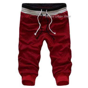 Imagem de Bermuda de moleton masculina saruel skinny  - Wooks, Vermelho, M