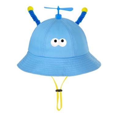 Imagem de Chapéu de hélice, chapéu de helicóptero, arco-íris, chapéu de pescador para festa de Halloween, Monstros azuis para maiores de 7 a 25 anos, 5 5/8