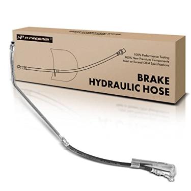 Imagem de A-Premium Mangueira hidráulica de freio traseiro compatível com modelos selecionados Chevy e GMC - B60 1990-1991, B7 1993-2002, C70 Kodiak/C7000 Topkick 1990-1996, C5500 Kodiak, C7500 Kodiak/Topkick,