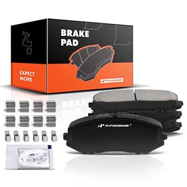 Imagem de A-Premium Conjunto de pastilhas de freio a disco de cerâmica frontal compatível com Suzuki Grand Vitara 2006-2013, 4 peças