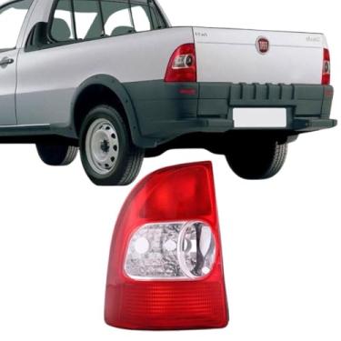 Imagem de Lanterna Traseira Strada 2001 Ate 2006 Le Vermelho