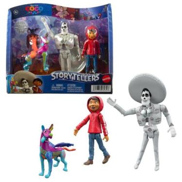 Imagem de Disney Pixar Storytellers Coco Pacote com 3 - Mattel