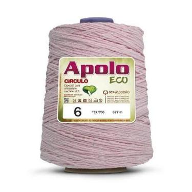 Imagem de Barbante Apolo Eco 6 Círculo 600g -  3526 Rosa Bebe - CIRCULO