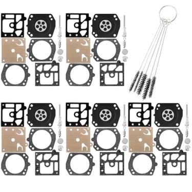 Imagem de QAZAKY Kit de reparo de reconstrução de diafragma de carburador compatível com K24-HDA 350 351 353 357 359 357XP 359EPA XP EPA HDA171 HDA174 HDA175 HDA181 HDA182 HDA190 HDA190 1 HDA1 98 HDA199 Carb