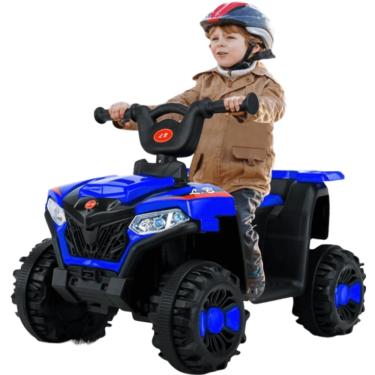 Imagem de Quadriciclo Eletrico Infantil Zippy Toys ATV Super 6V Azul
