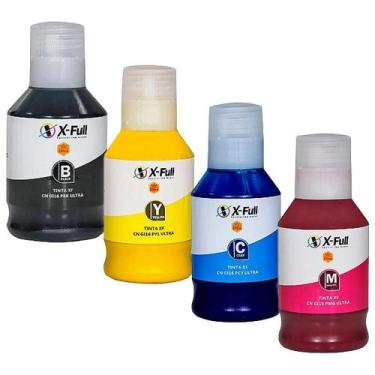 Imagem de Kit 04 Refil de Tintas Compatível Canon GI-16 Para GX6010 - Xfull