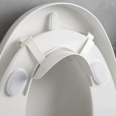 Imagem de Doytn Defletor universal de xixi para assento de vaso sanitário com elevador de tampa de vaso sanitário, protetor contra respingos de vaso sanitário evita que crianças e adultos façam xixi, tamanho 29