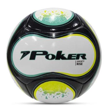 Imagem de Bola Futebol de Society Fusionada Profissional 6 Gomos Rise 05853 - Po