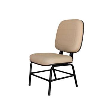 Imagem de Cadeira para Obesos Até 140 Kg Linha Plus Size Bege - Design Office Mó