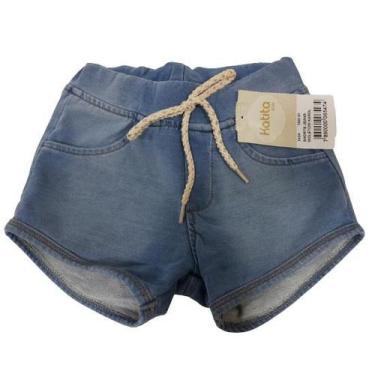 Imagem de Shorts Luxo Jeans Molejeans Bebê Menina Katita Kids Ref 2424, Jeans, P