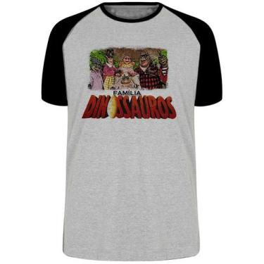 Imagem de Camiseta Família Dinossauro  Blusa Plus Size extra grande adulto ou in