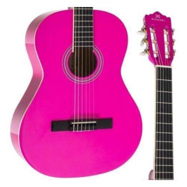Imagem de Violão Michael Nylon Acústico Vm15ny Pk Rosa Pink