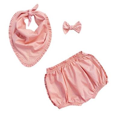 Imagem de Kit Calcinha Infantil Com Babador Estampado - PEQUENO ANJO, 021, 186, 