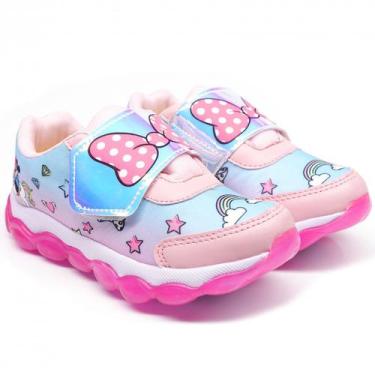 Imagem de Tênis LED Mini Pé 2205, Rosa, 33