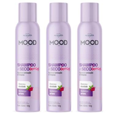 Imagem de Kit 3 Shampoo A Seco Berries Mood Care 150Ml - My Health