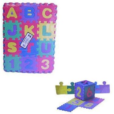 Imagem de Tapete / Tatame De Eva Numeros / Letras Com 36 Pecas 7cm 6mm - Oem