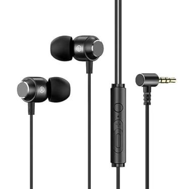 Imagem de BAURATTI Wired Earphones with in-Line Mic and Controls, Black