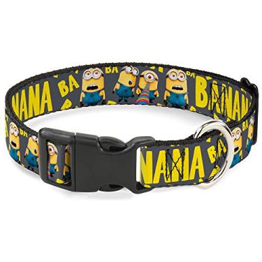 Imagem de Coleira para gatos Breakaway 4 Minions Ba Ba Ba Banana, Amarelo, 20 a 30 cm, 1,2 cm de largura