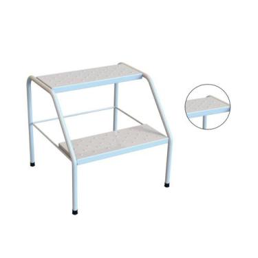 Imagem de Escada Escadinha 2 Degraus Para Maca Depilação Consultório Estética Cl