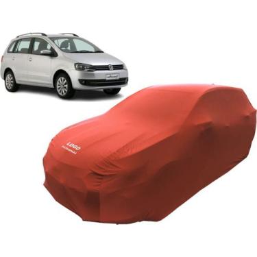 Imagem de Capa Carro Volksvagen Spacefox Com Elástico Melhor Fixação - Mz, Verme