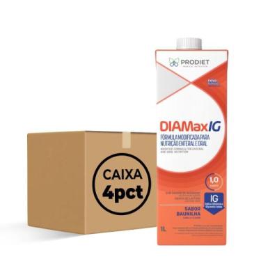 Imagem de Diamax IG Baunilha Litro (Caixa C/04 LTS) - Prodiet