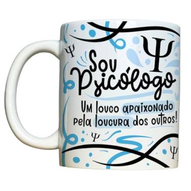 Imagem de Caneca Psicólogo Psicologia Masculina Divertida
