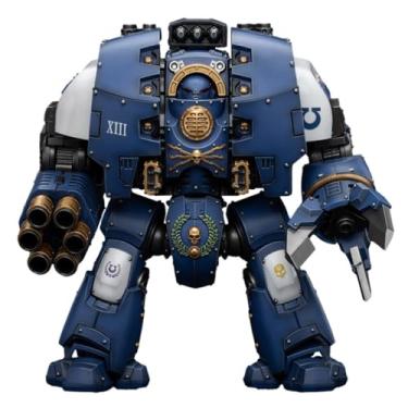 Imagem de JOYTOY Warhammer Horus Heresy Collectible Figure: Ultramarines Leviathan Dreadnought with Cyclonic Melta Lance and Siege Claws 11.3 inch
