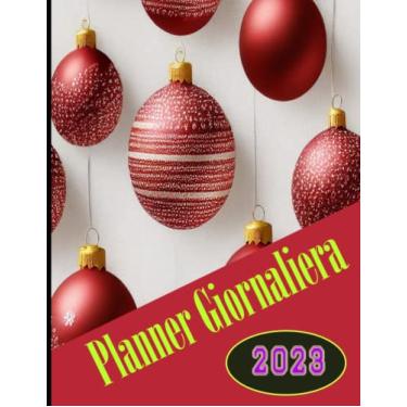 Imagem de Agenda 2023 giornaliera: Planner Giornaliera | Vista Verticale Formato A4 | Un giorno per pagina | 12 Mesi Intempo | Diario ... | Agenda Italiano