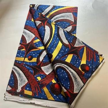 Imagem de Tecido cera dourada africana algodão material rapper Batik Ankara original de alta qualidade novo material pagne manutenção para costura (como imagem-07)