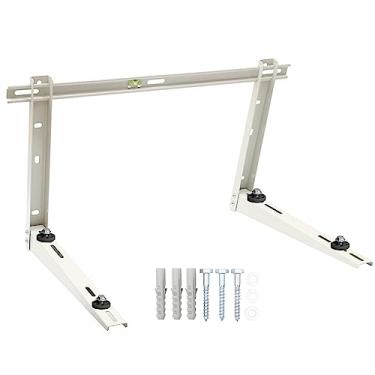 Imagem de Merkaunis Suporte de Montagem Em Parede Mini Split, Suporte de Montagem Em Parede Externa, Suportes de Ca de Montagem Em Parede, Suporte de Divisão Ajustável para Serviços Pesados Ao Ar Livre para Bom