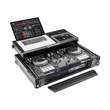 Imagem de ODYSSEY FZGSPIDDJ8001BL Capa de controle deslizante com etiqueta preta compatível com Pioneer Ddj-800, 1U Rack Space