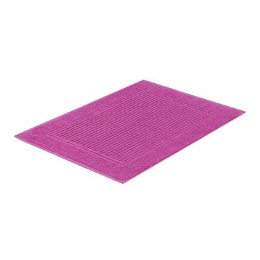 Imagem de Piso Para Banheiro 100% Algodão Canelado 48x70cm - Buddemeyer - Rosa 1969