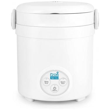 Imagem de Panela de Arroz Elétrica 2 a 3 Xícaras com Controle Digital, Branca, 110v, AROMA HOUSEWARES MRC 903D, Branco